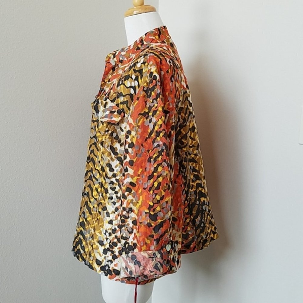 NWT Ruby Rd Tribe Vibe Button Top - Picture 3 of 8